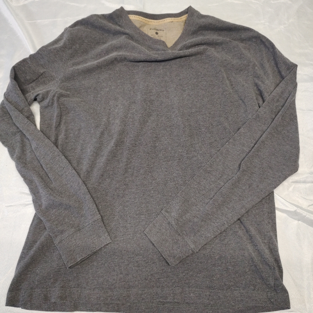 Ruff Hewn Men's Charcoal Crewneck Sweater